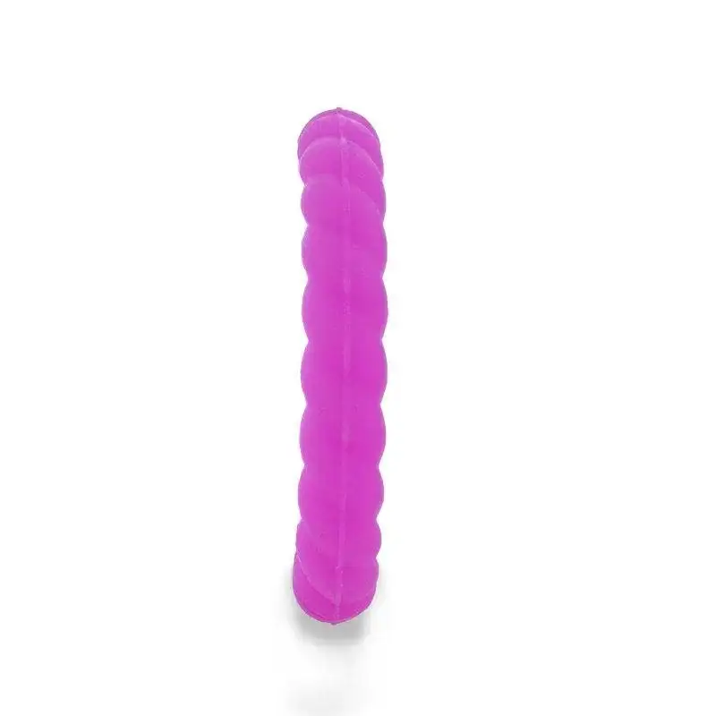 AMETHYST Stackable Twist Silicone Ring for Women Purple Comfort Fit Hypoallergenic by Thorsten - 2mm - Image 4